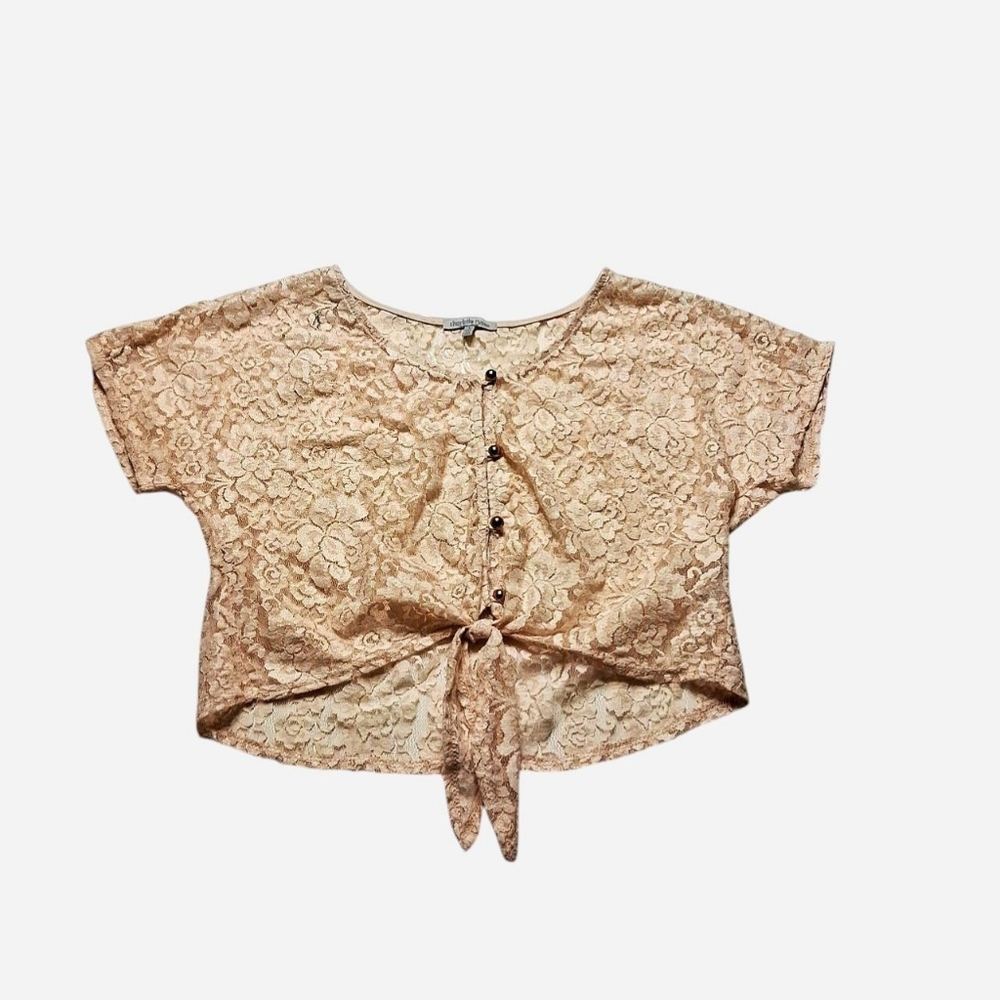 Charlotte Russe Lace Crop Top